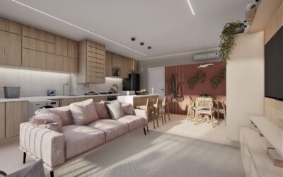 Apartamento Tangram Conceição: O Refúgio de 61 m² que Une Estilo, Integração e Conforto